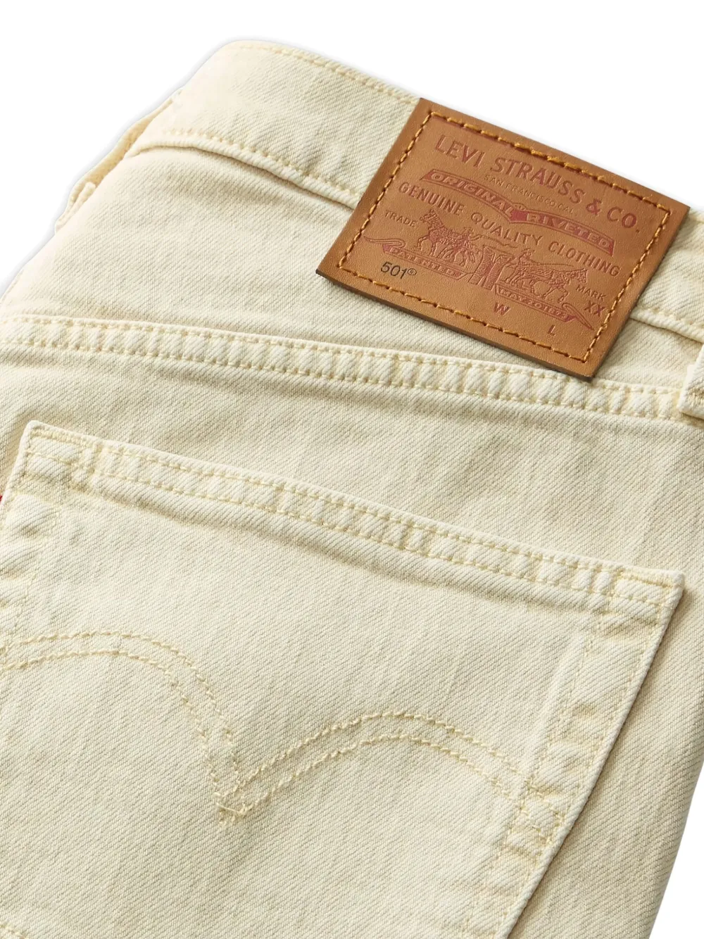 Levi's Stretch-katoenen jeans Geel