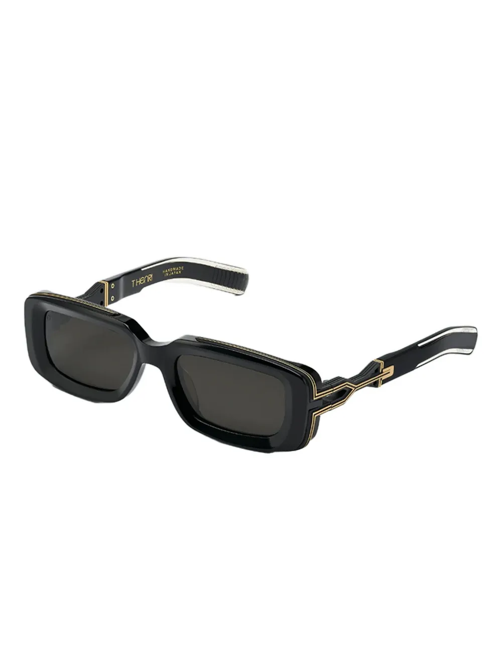 T Henri Eyewear Yurus zonnebril met rechthoekig montuur - Zwart