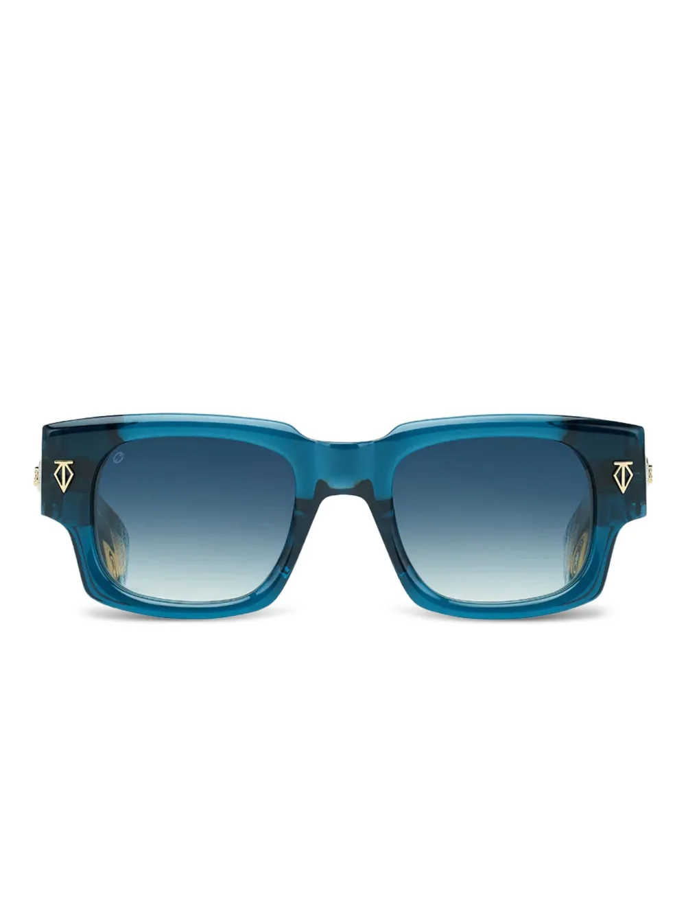 T Henri Eyewear Dusenberg スクエアフレーム サングラス - ブルー T Henri Eyewear Dusenberg スクエアフレーム サングラス - ブルー