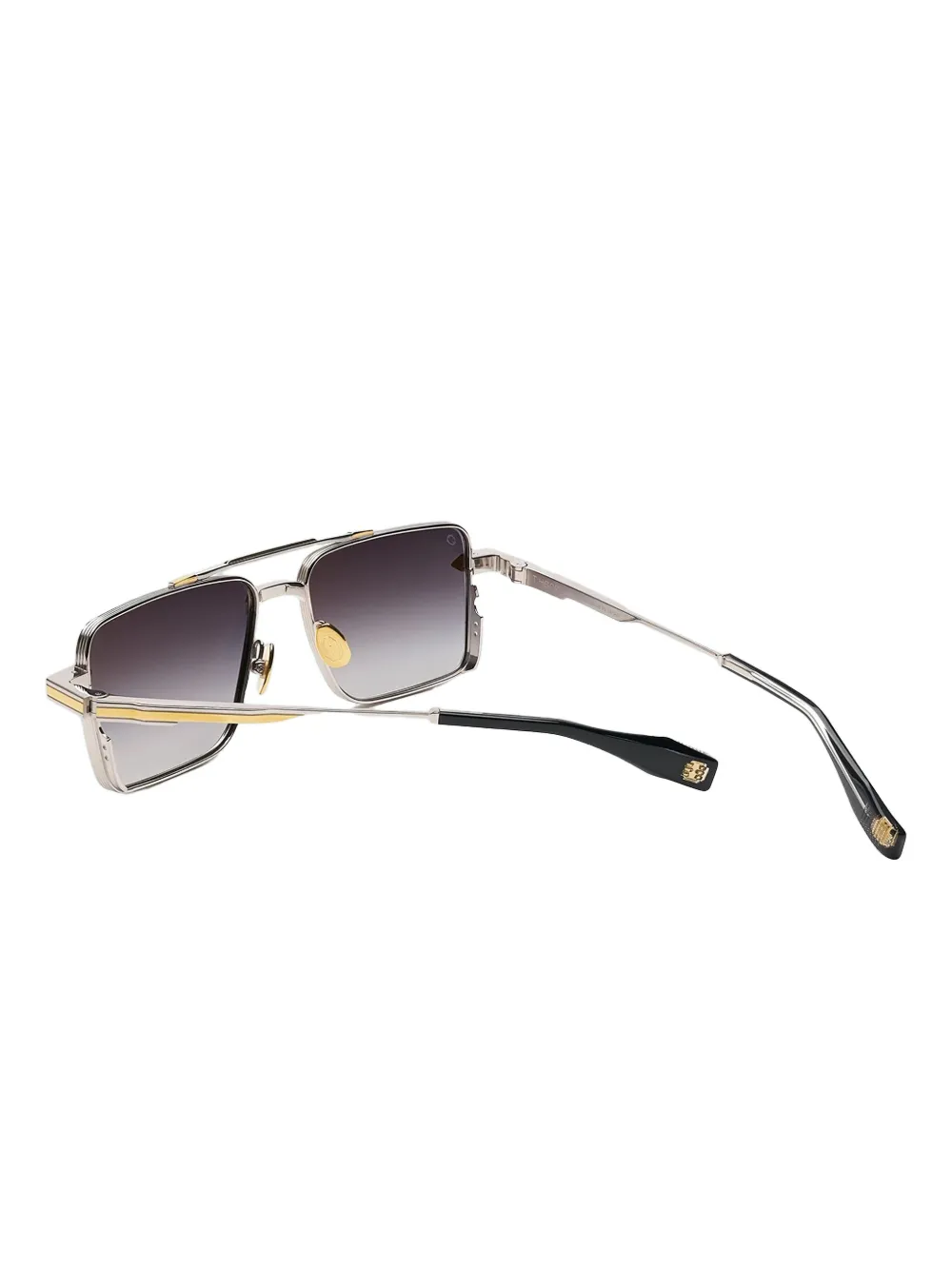 T Henri Eyewear GTB zonnebril met dubbele neusbrug en vierkant montuur Paars