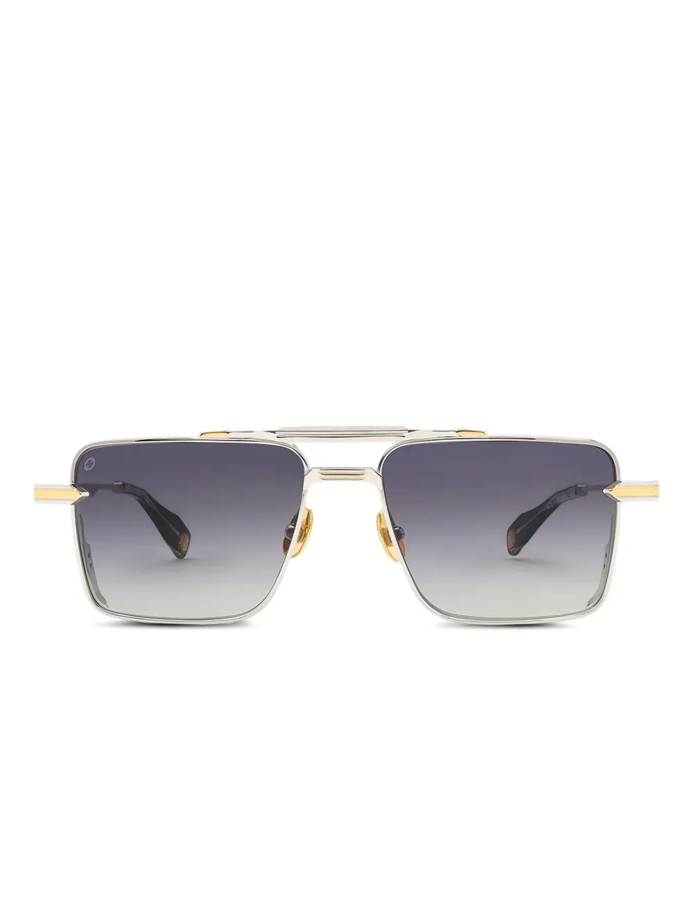 T Henri Eyewear GTB ダブルブリッジ スクエアフレーム サングラス - パープル T Henri Eyewear GTB ダブルブリッジ スクエアフレーム サングラス - パープル