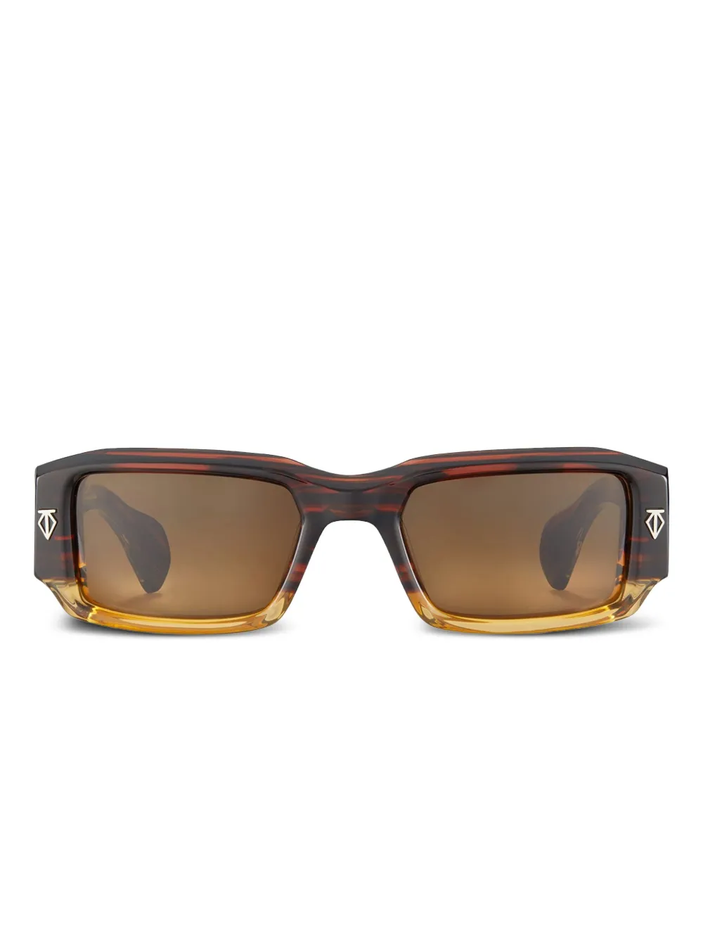 T Henri Eyewear Rossi スクエアフレーム サングラス - ブラウン T Henri Eyewear Rossi スクエアフレーム サングラス - ブラウン