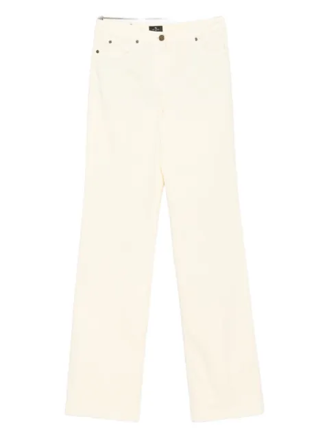 ETRO jean à broderies