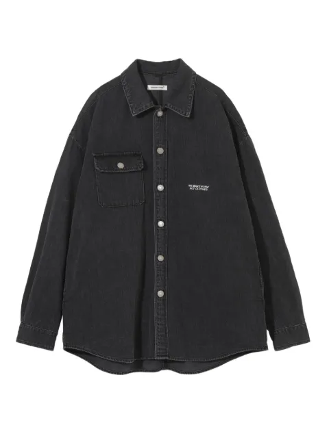 Undercover UC1E4411 frayed pocket shirt