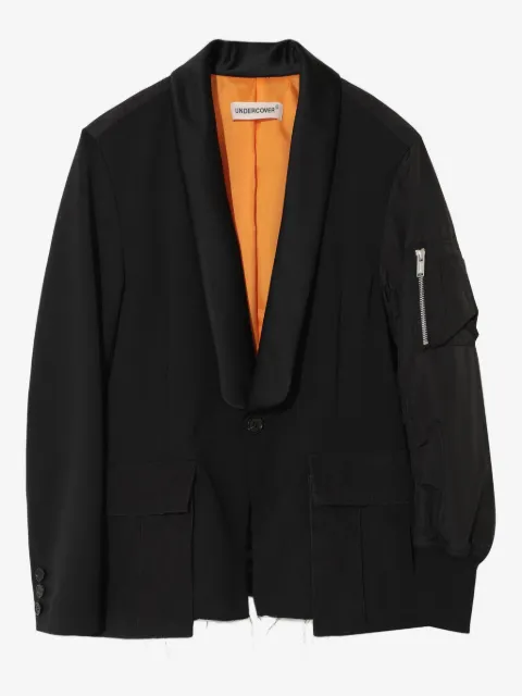 Undercover chamarra bomber con solapas de esmoquin
