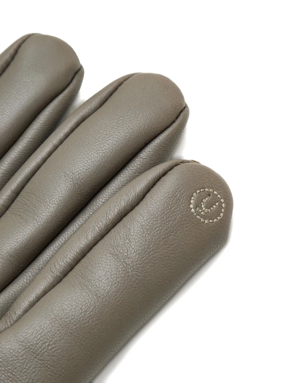 Undercover レイヤード レザーグローブ | グレー | FARFETCH JP