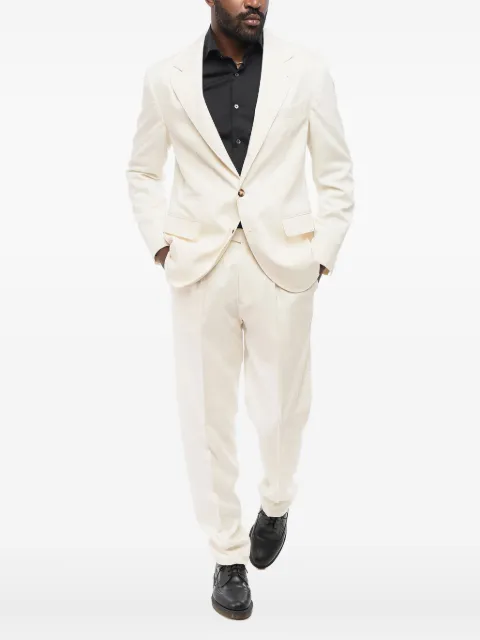 Brunello Cucinelli single-breasted silk blazer