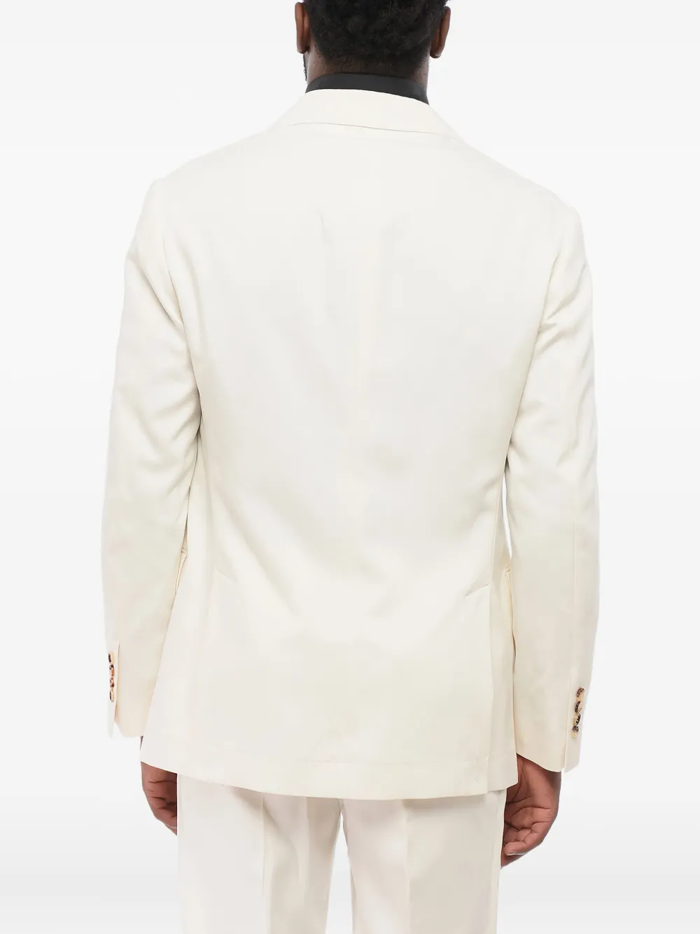 Brunello Cucinelli Zijden blazer Wit