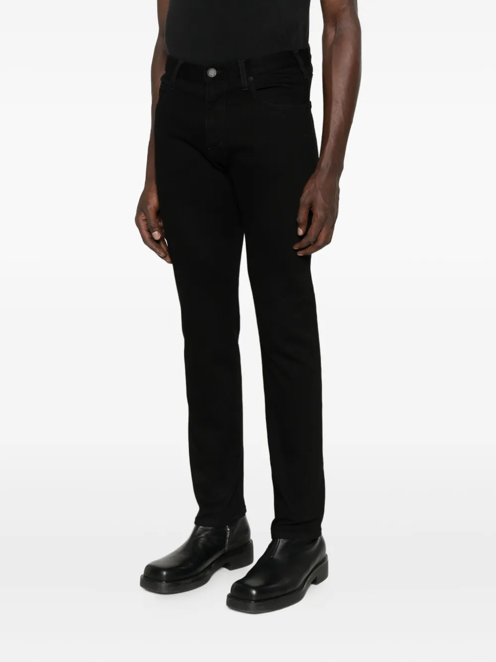 Emporio Armani Jeans met vijf zakken Zwart