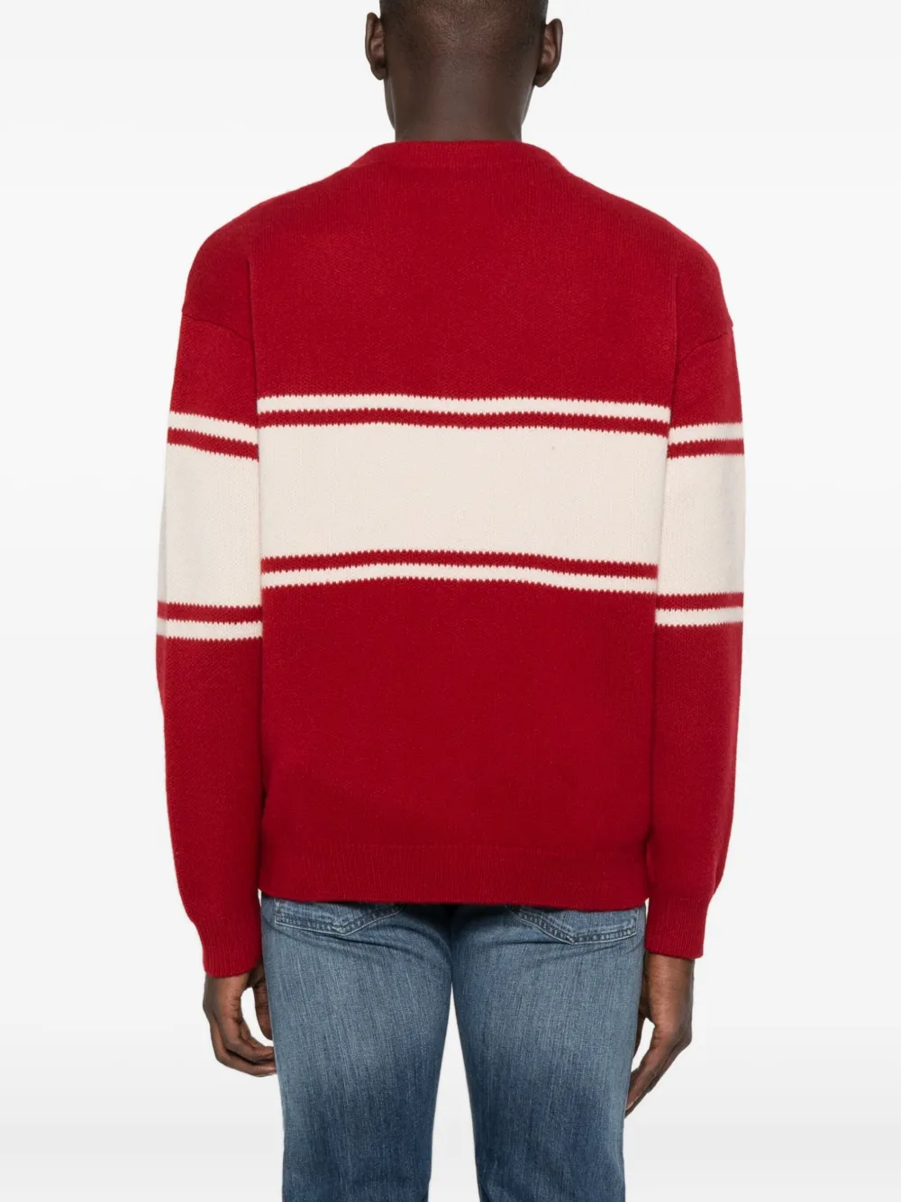 Emporio Armani Gestreept vest Rood