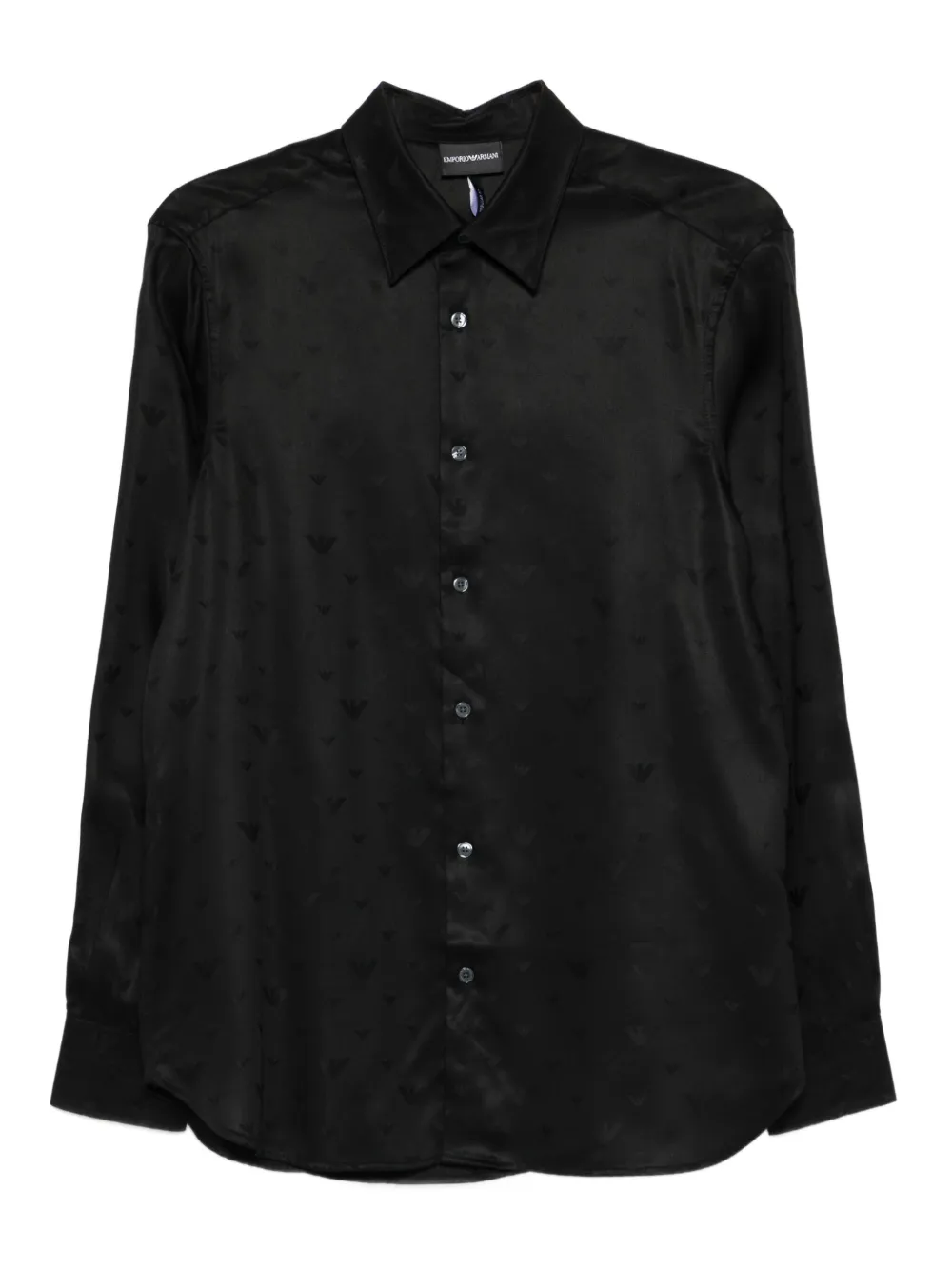 Emporio Armani Sweater met adelaar-reliëf Zwart
