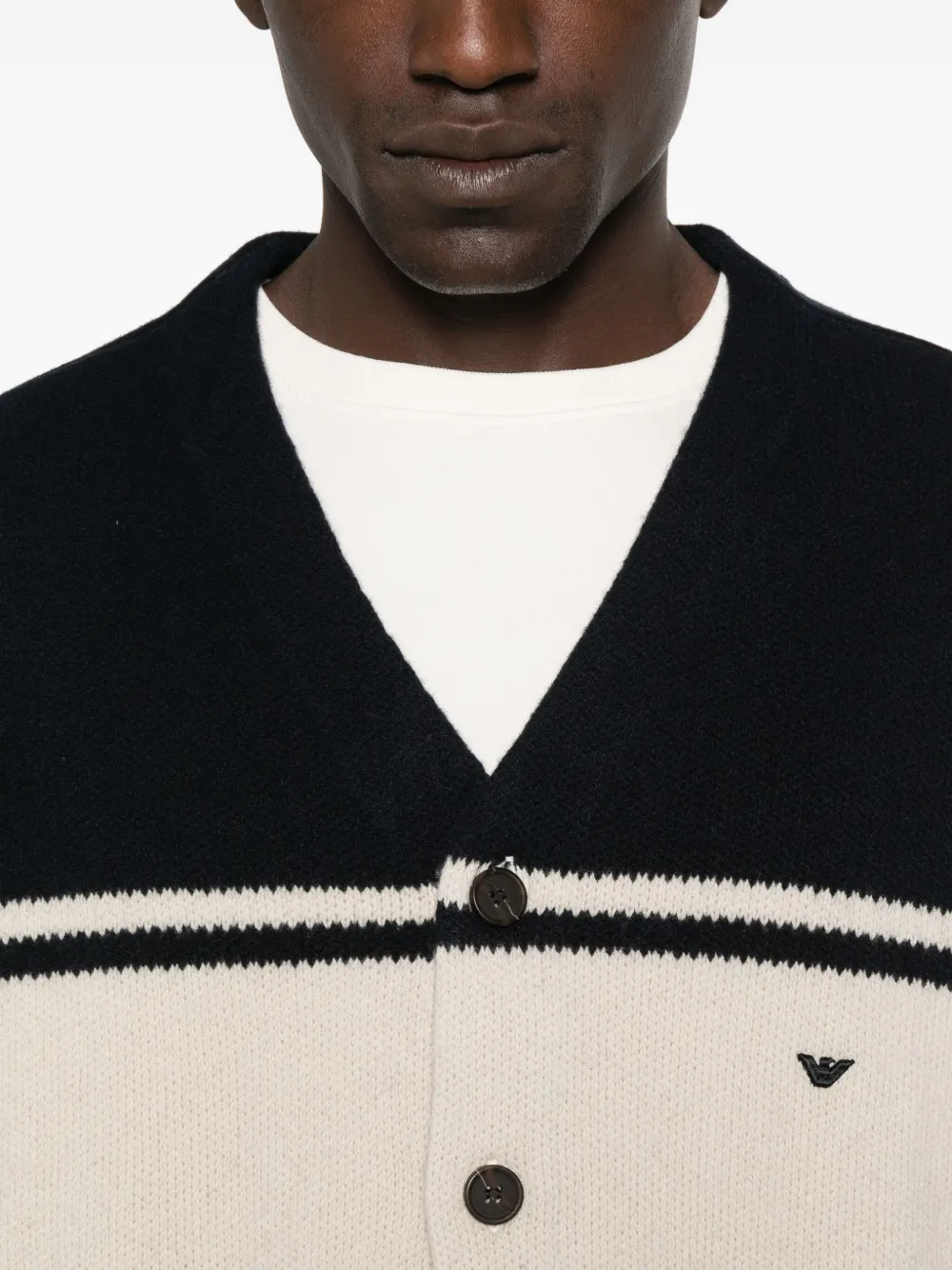 Emporio Armani Gestreept vest Blauw