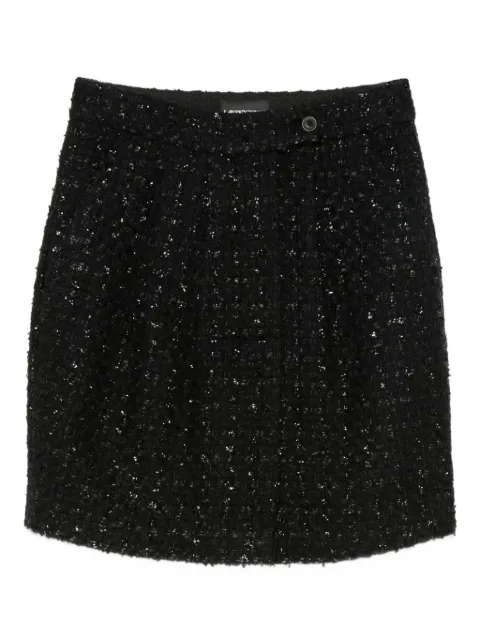 Emporio Armani tweed sequin mini skirt