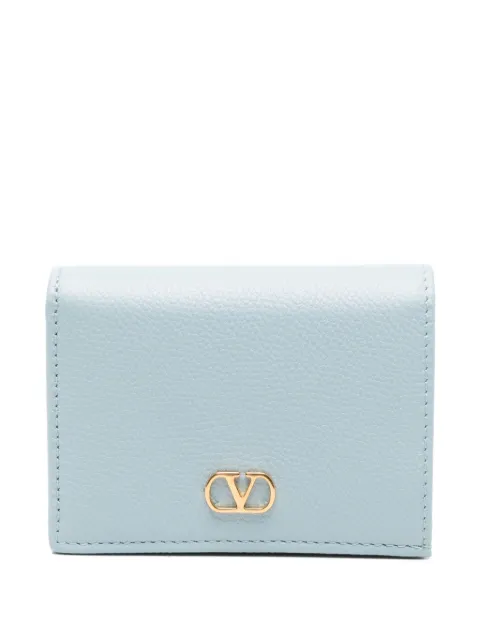 Valentino Garavani grained leather logo wallet