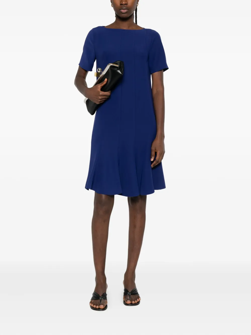 Emporio Armani Flared jurk - Blauw