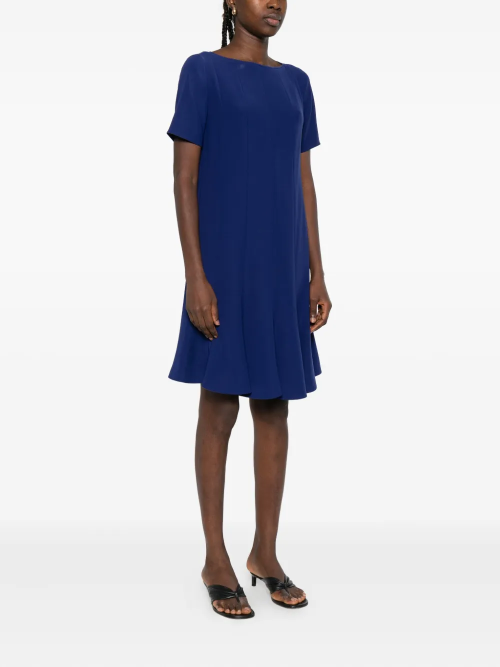 Emporio Armani Flared jurk Blauw