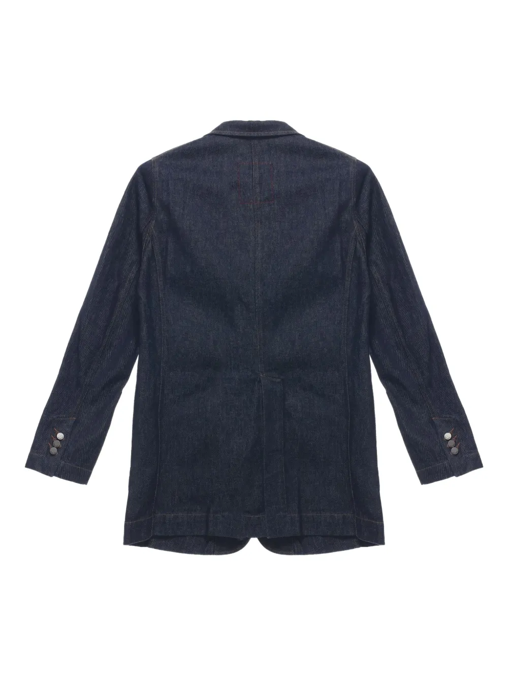 Uma Wang button-fastening denim blazer Blauw