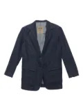 Uma Wang button-fastening denim blazer - Blue