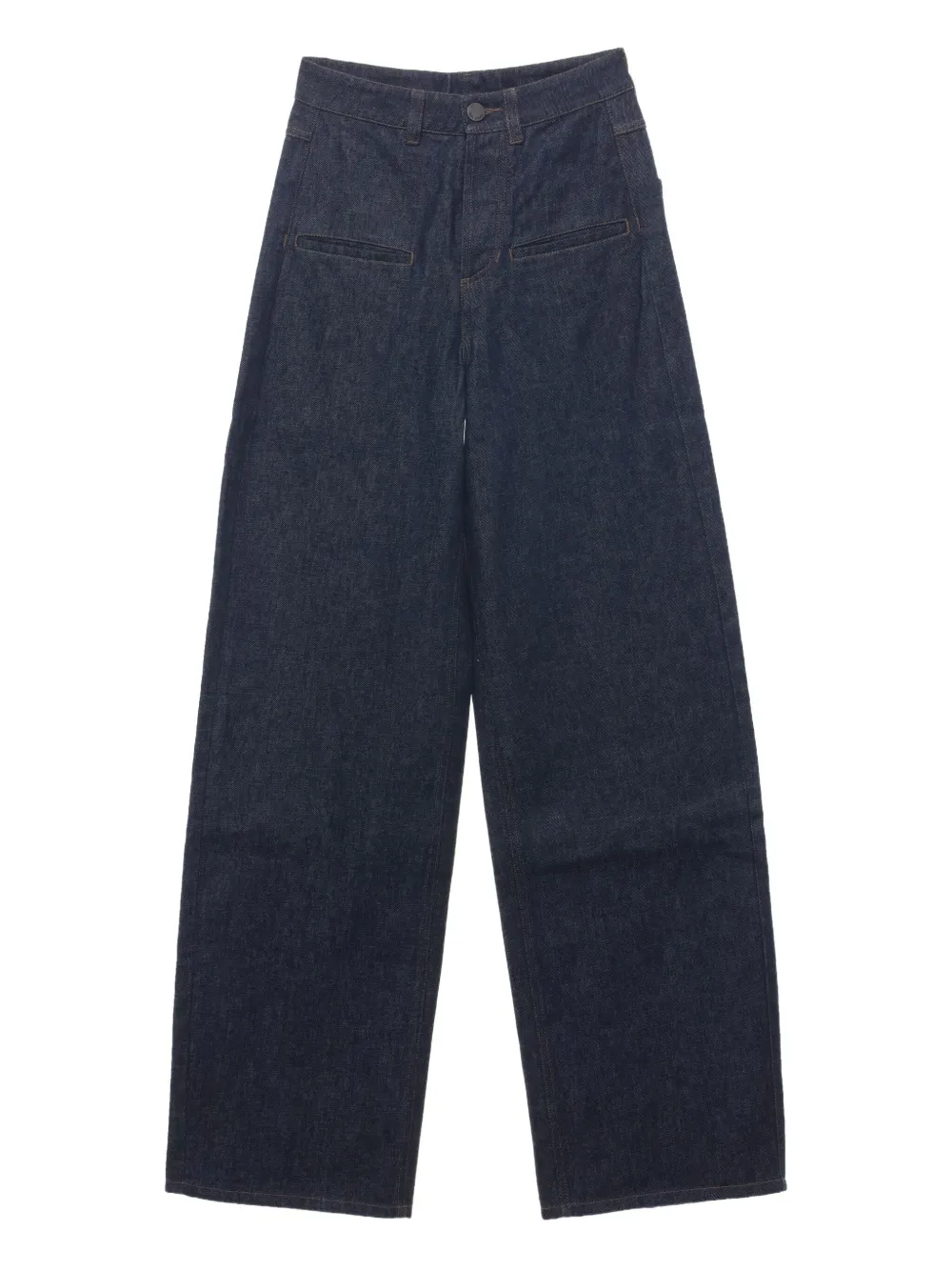 Uma Wang Ball high-waisted pocket jeans Blauw