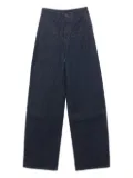 Uma Wang Ball high-waisted pocket jeans - Blue