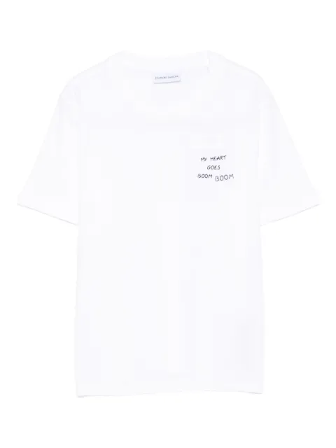 Maison Labiche embroidered cotton T-shirt