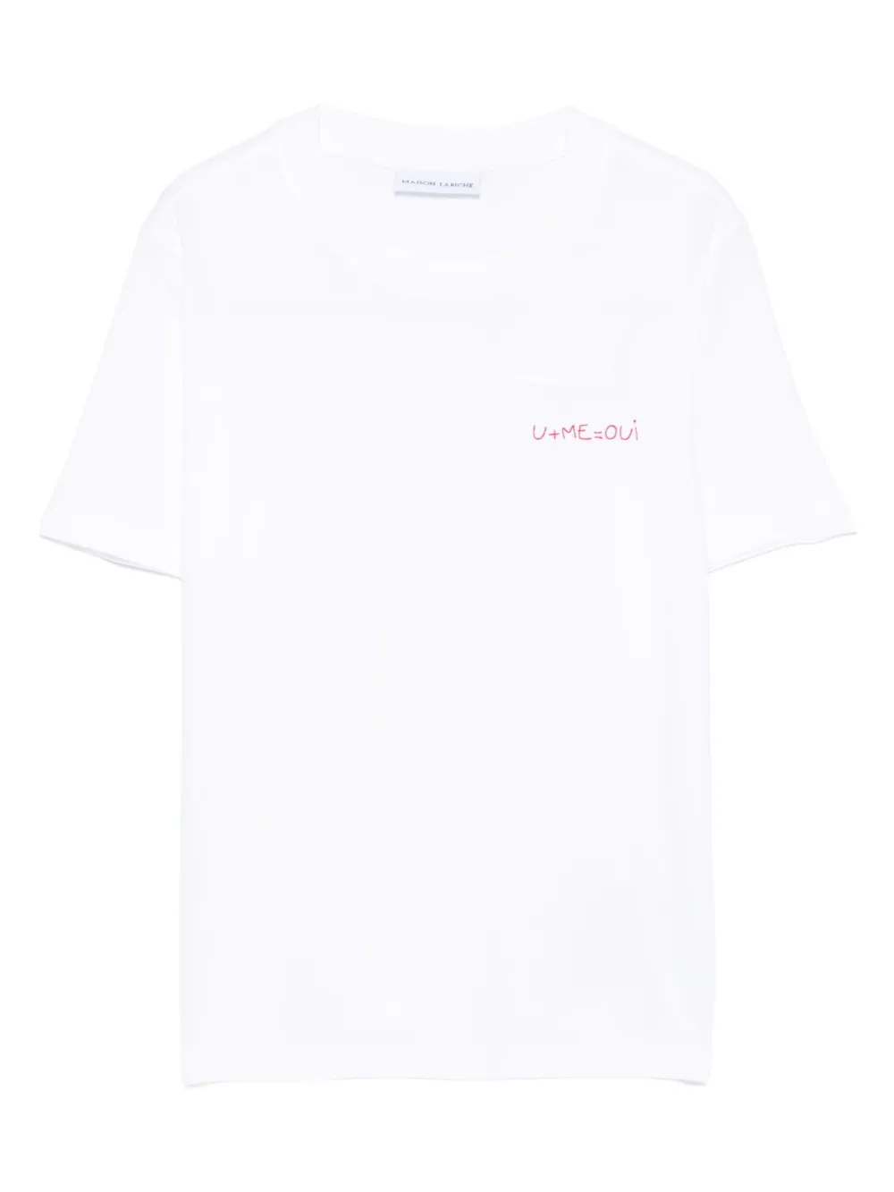 Maison Labiche T-Shirt mit Stickerei | Weiß | Image 1