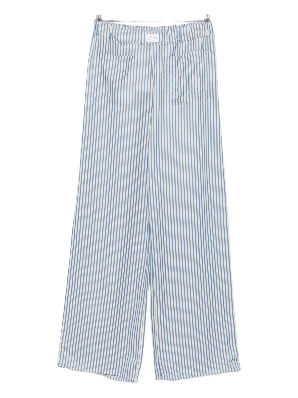 Maison Labiche Oudin Striped Wide-leg Trousers In Blue