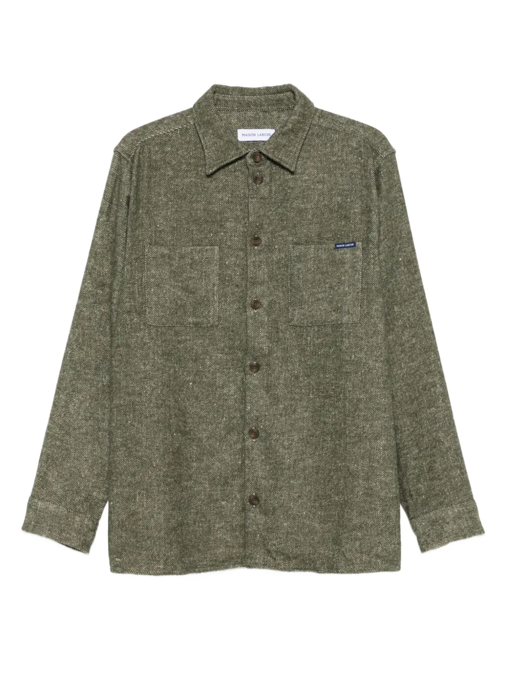 Maison Labiche Monge pocket shirt - Verde