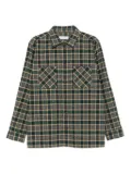 Maison Labiche Monge plaid-pattern pocket shirt - Green