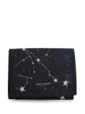 Saint Laurent Pre-Owned 2018 Tiny Nylon Constellation Print Wallet small wallets - Black