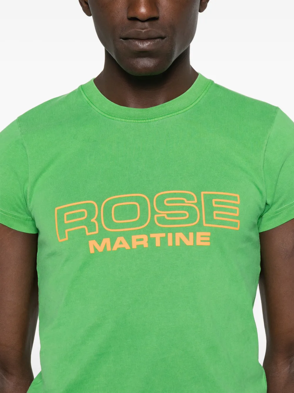 Martine Rose T-shirt met ronde hals Groen