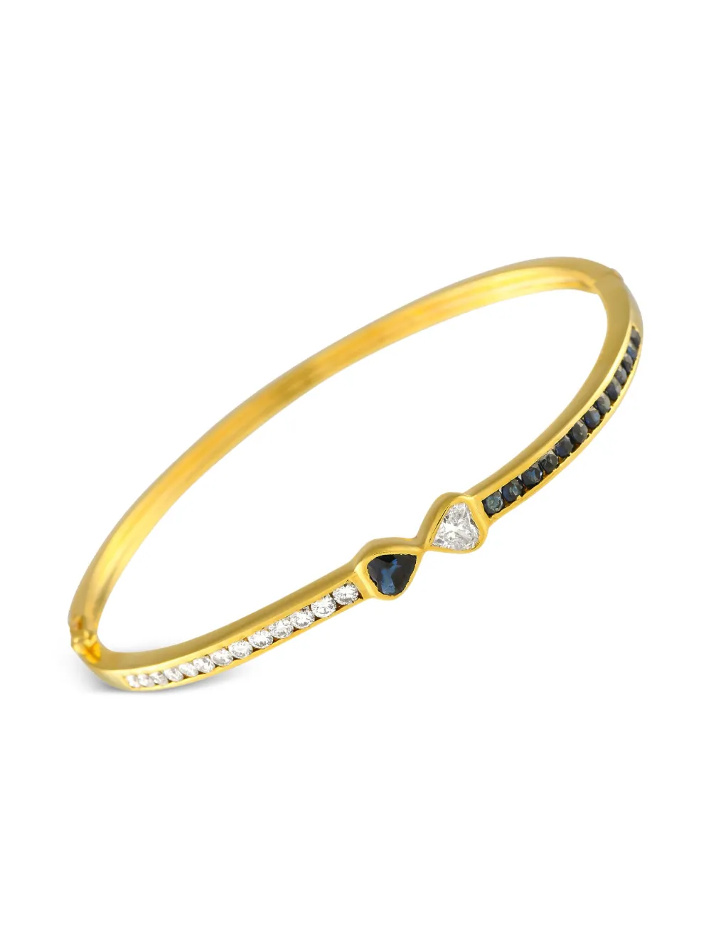 Mouawad ダイヤモンド&サファイア ブレスレット 18Kイエローゴールド - ゴールドトーン Mouawad ダイヤモンド&サファイア ブレスレット 18Kイエローゴールド - ゴールドトーン