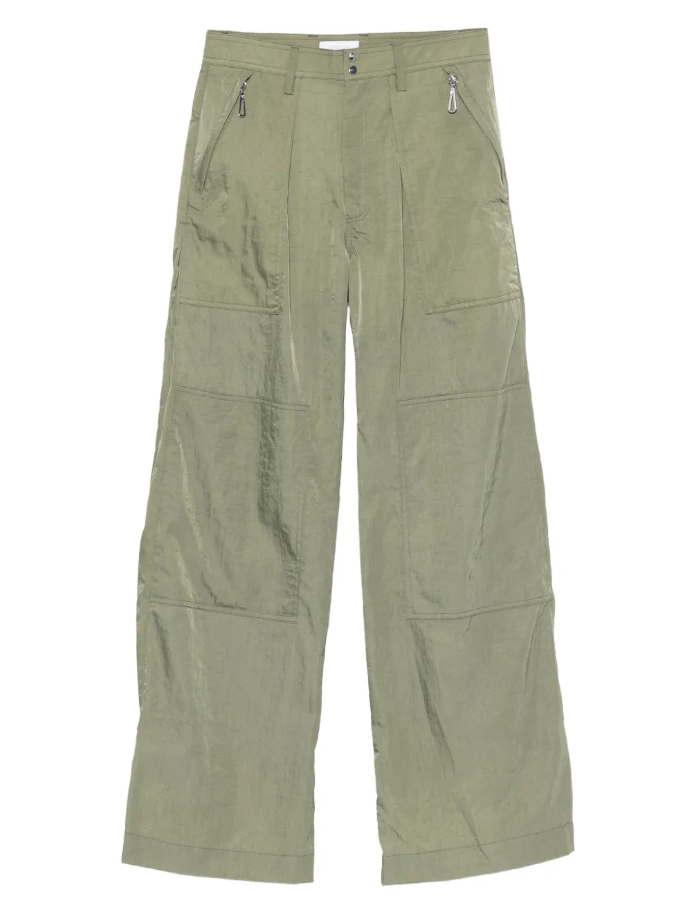 Rabanne pleated pocket trousers | Green | Image 1