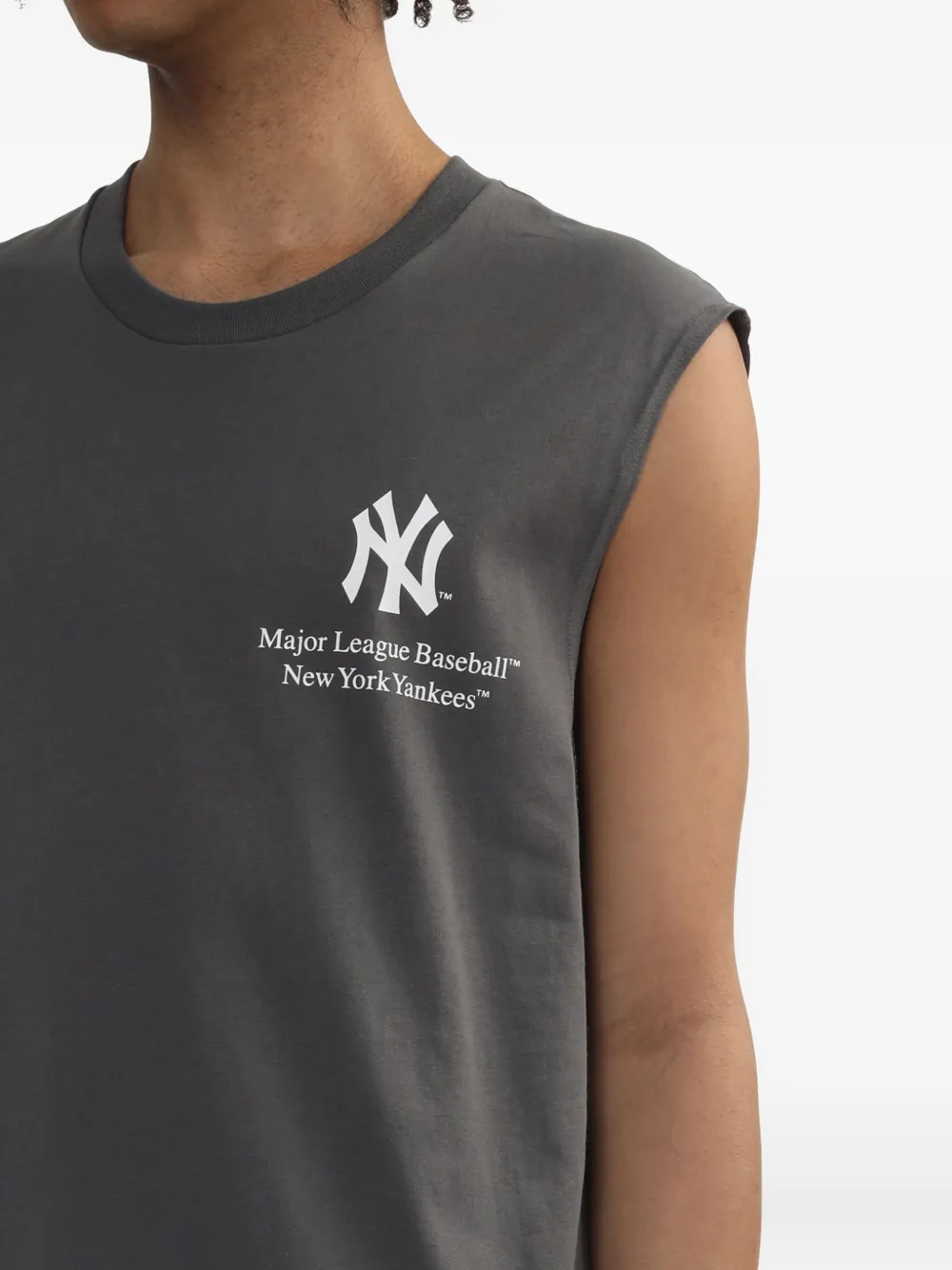 NEW ERA CAP Mouwloze spencer met New York Yankees-logo Grijs
