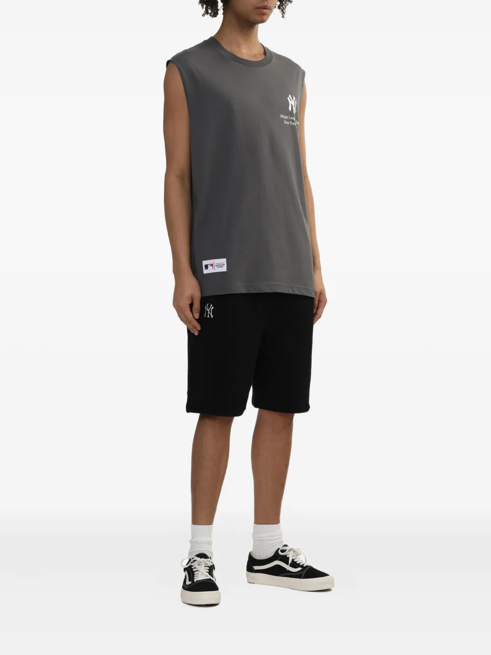 NEW ERA CAP New York Yankees-logo sleeveless vest - Grijs
