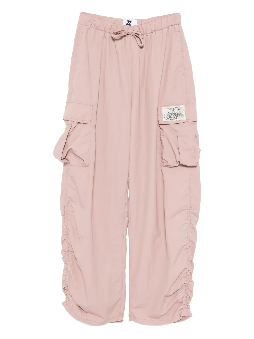 Izzue Cargo Trousers In Pink