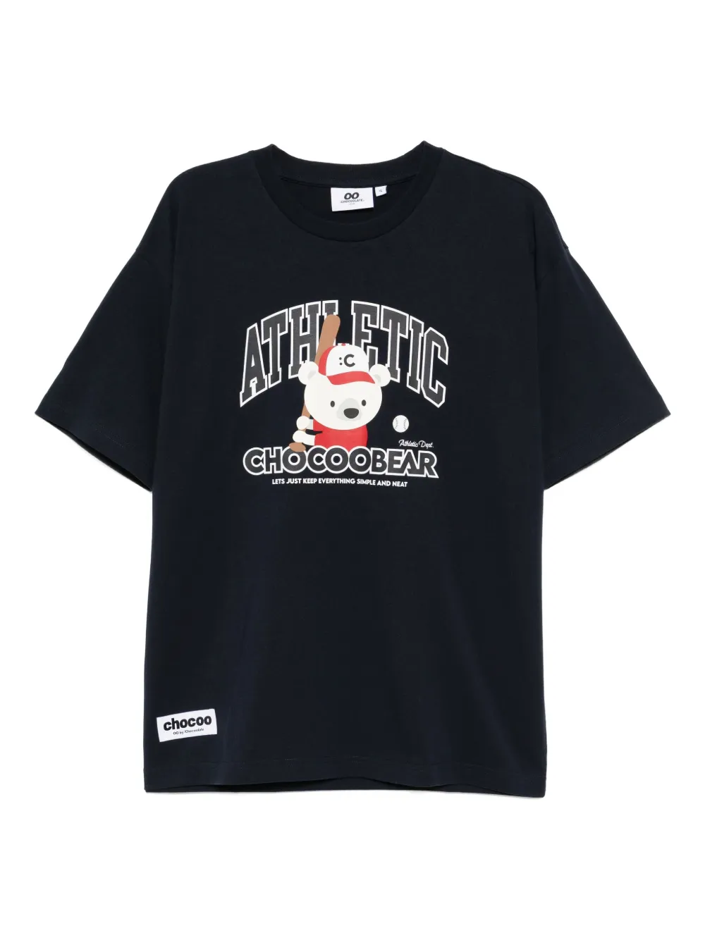 CHOCOOLATE printed T-shirt Blauw
