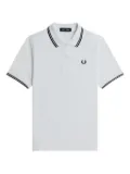Fred Perry tipped-collar polo top - White