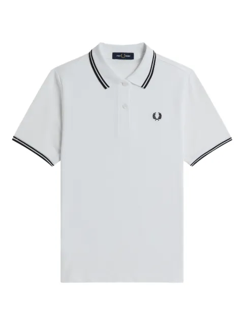 Fred Perry tipped-collar polo top