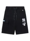 NEW ERA CAP Yankees-logo cargo shorts - Black