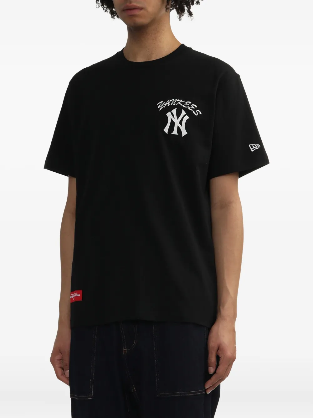 NEW ERA CAP Yankees T-shirt met logo Zwart