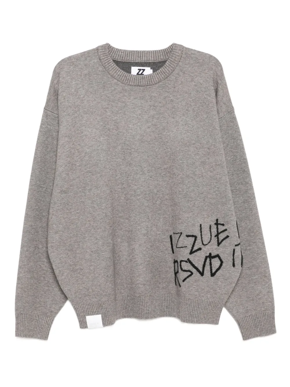 Izzue Logo-print Jumper In Gray