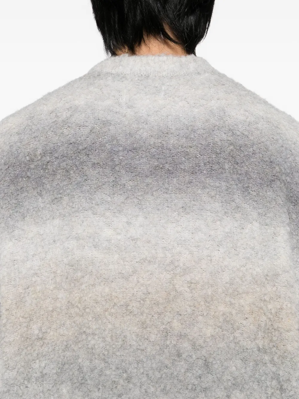 Izzue Gradient-dyed Jumper In Gray