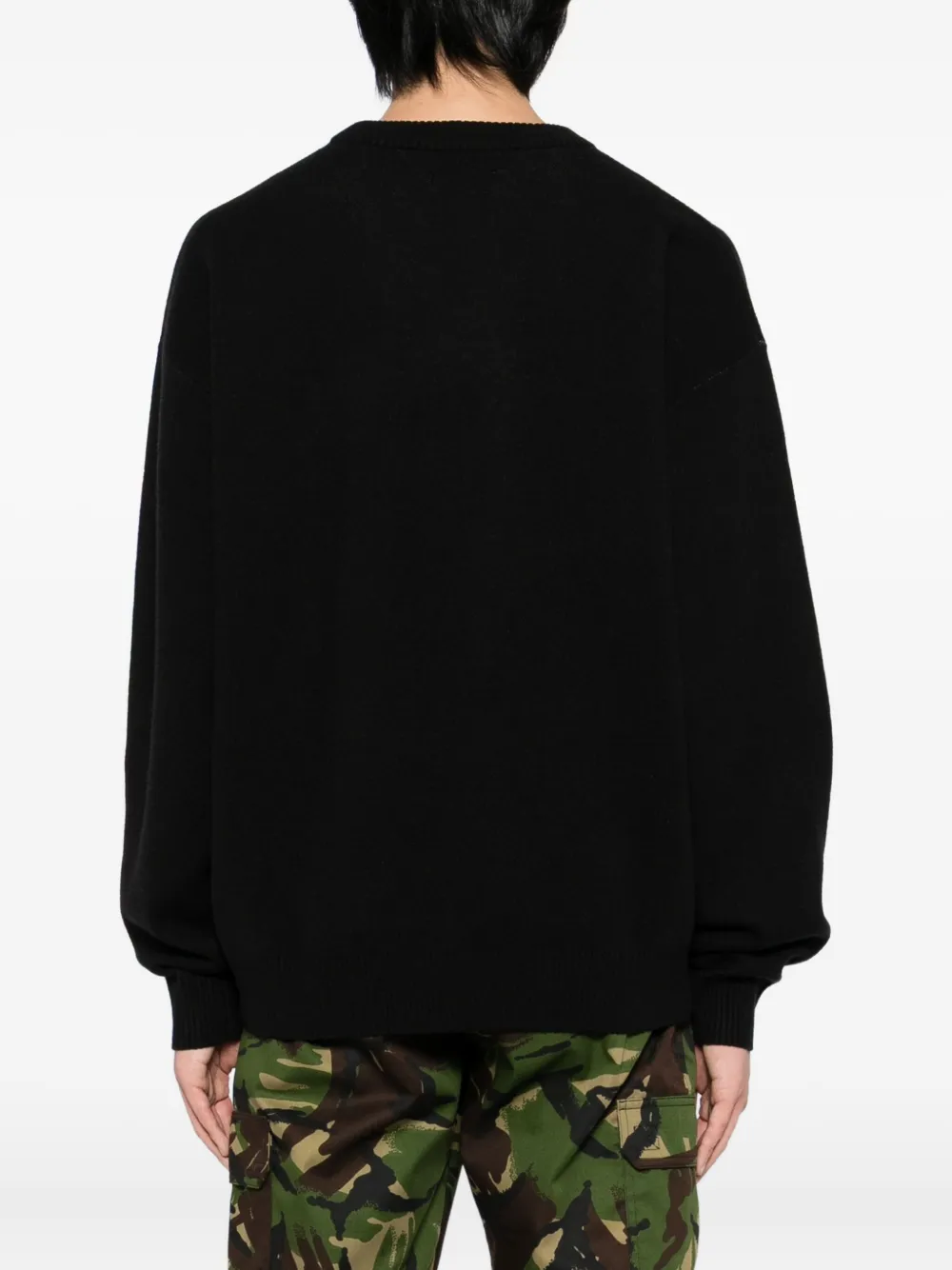 Izzue Logo-print Jumper In Black