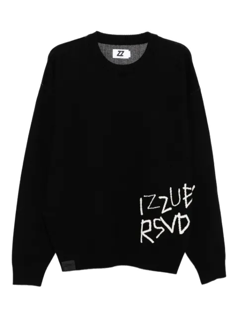 izzue logo-print jumper