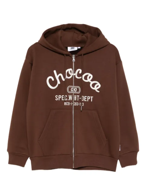 CHOCOOLATE logo-embroidered hoodie