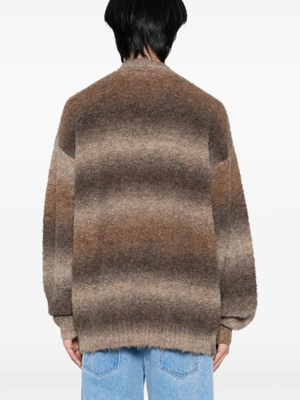 Izzue Gradient-dyed Jumper In Brown