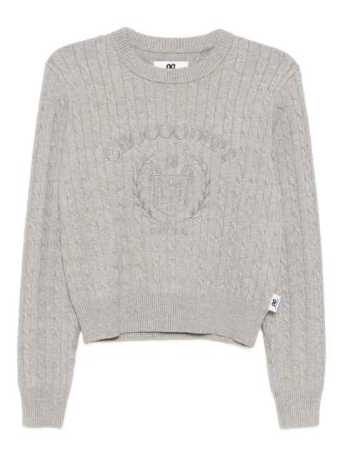 CHOCOOLATE logo-embroidered jumper