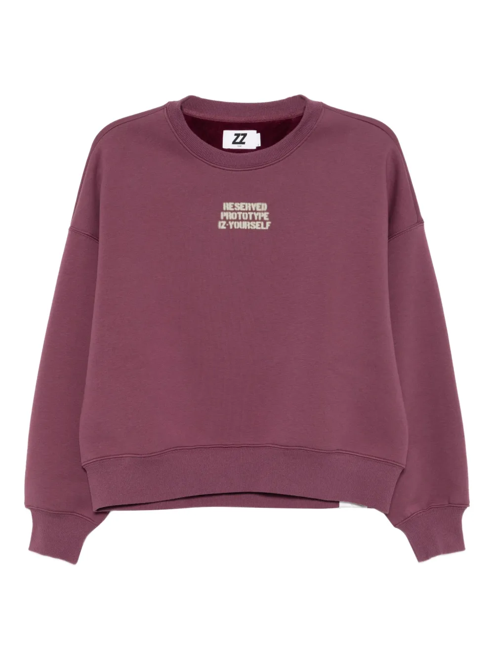 izzue graphic-printed sweatshirt | Purple | Image 1