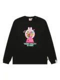 *BABY MILO® STORE BY *A BATHING APE® graphic-print long-sleeved T-shirt - Black